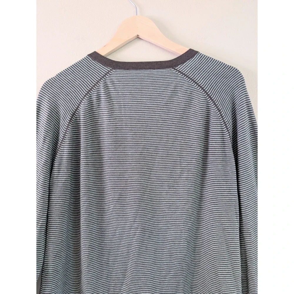 Ted Baker London Mens 6 XXL Striped Sweater Silk Cashmere Luxury Business Preppy